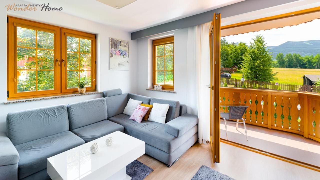 Wonder Home - Apartamenty W Malowniczej, Spokojnej Okolicy - Z Widokiem Na Sniezke Karpacz Kültér fotó