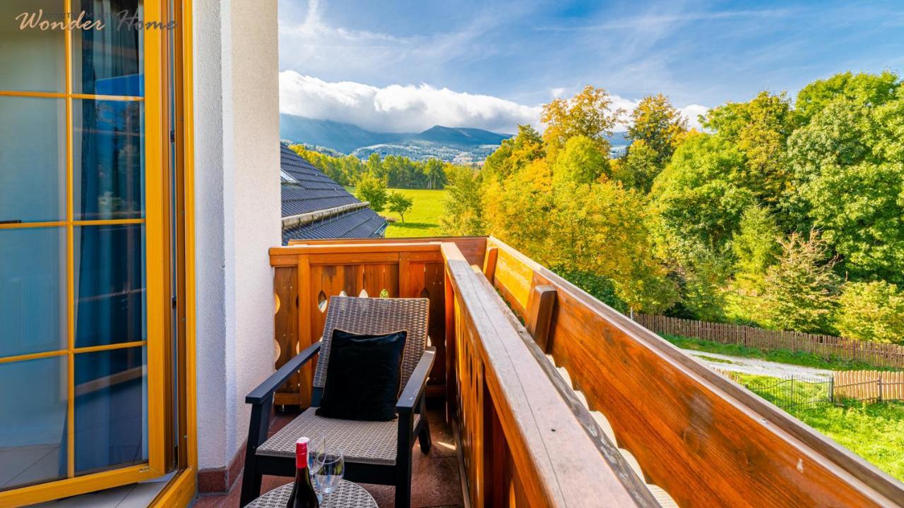 Wonder Home - Apartamenty W Malowniczej, Spokojnej Okolicy - Z Widokiem Na Sniezke Karpacz Kültér fotó